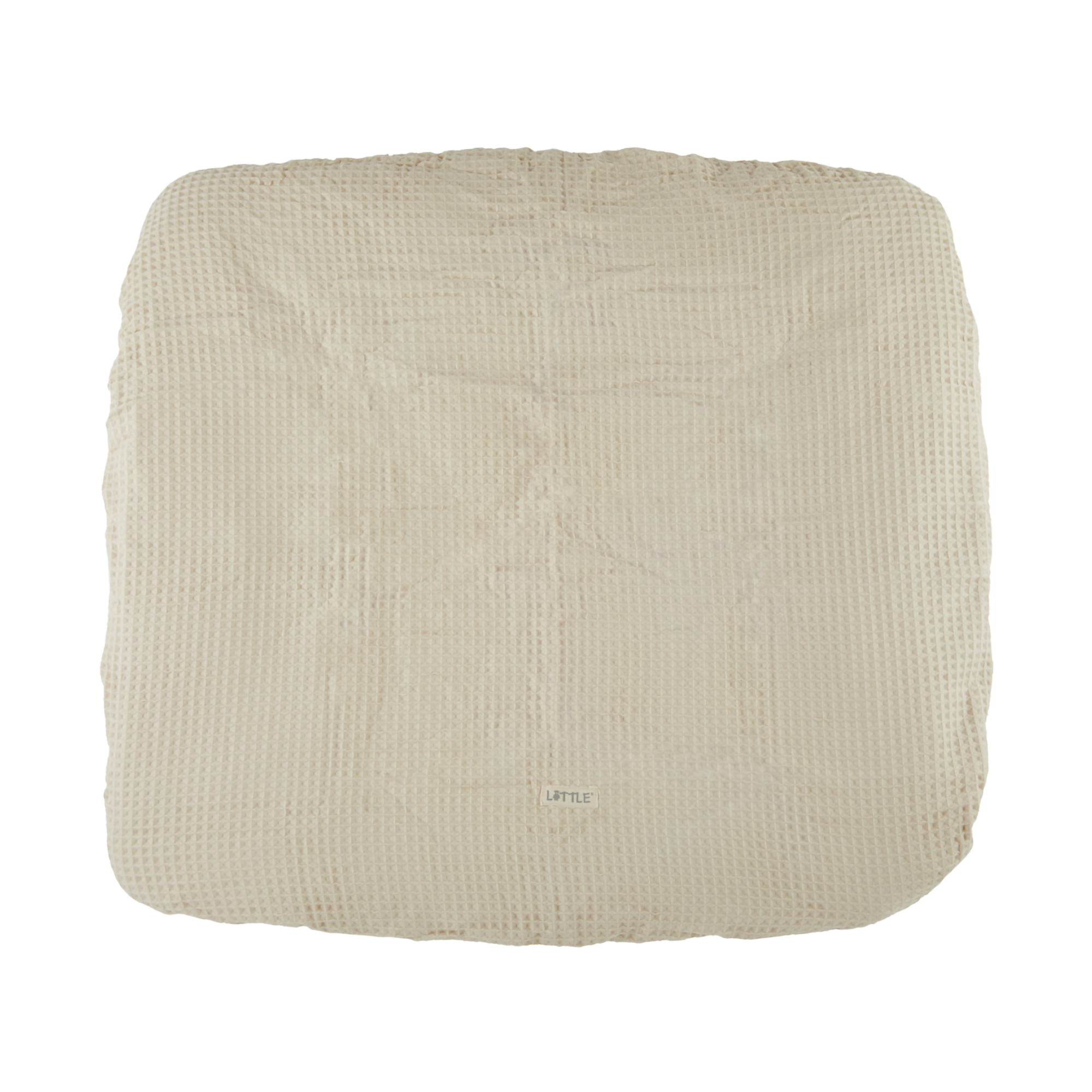 Wickelunterlage Waffelpiqué Sandy Beige - Jamouz