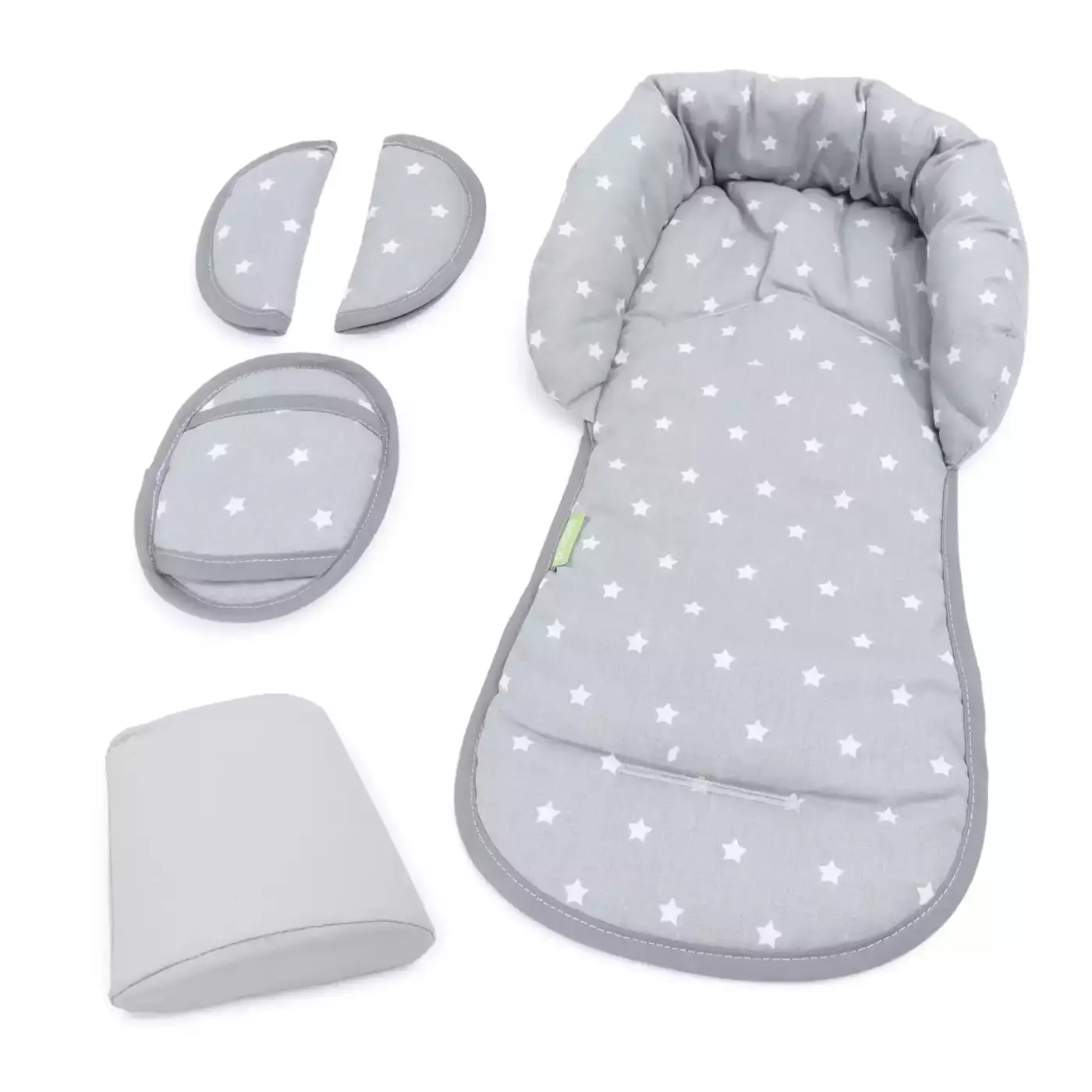 Sitzverkleinerer Emil Stars Grau Gr. 0+ - Jamouz