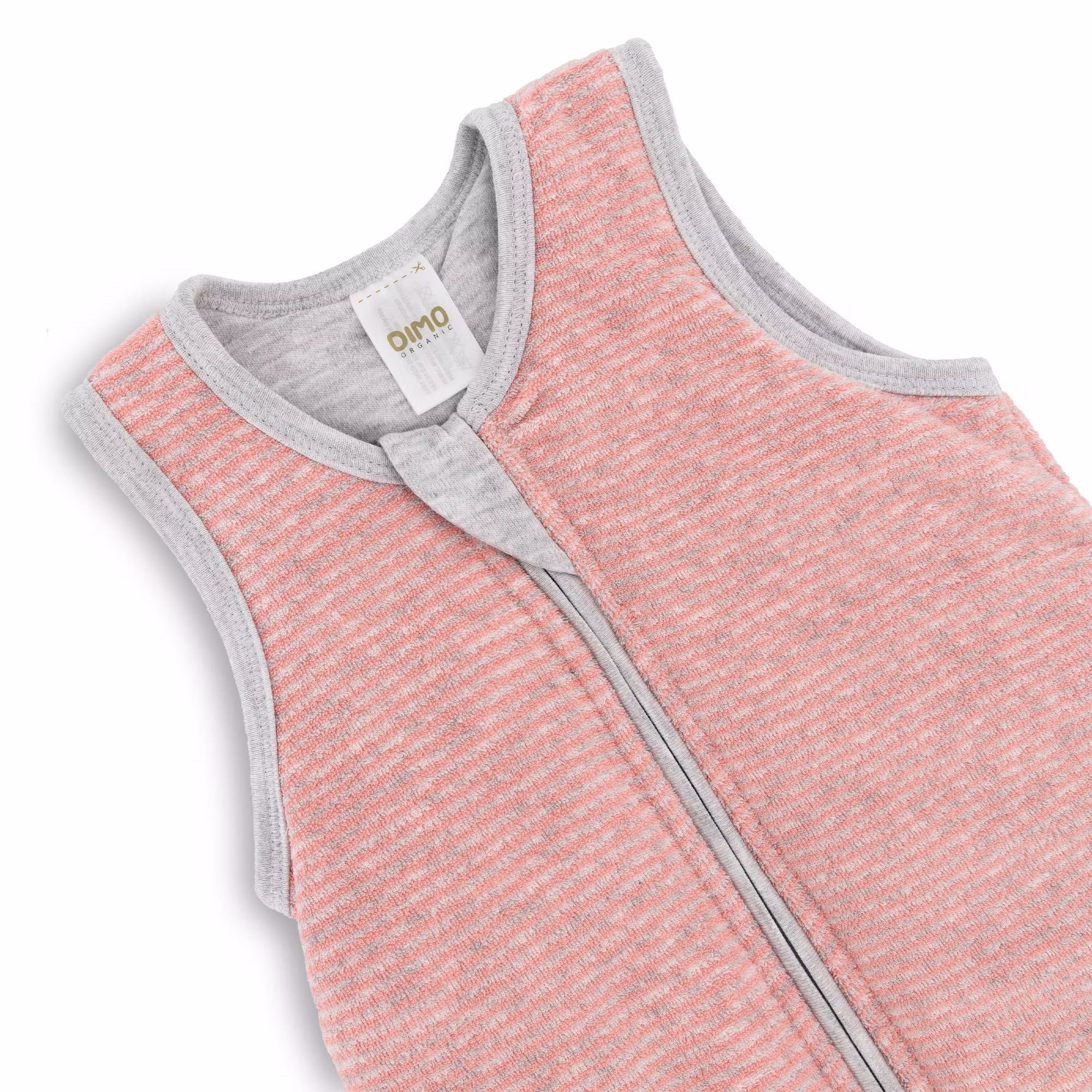 Schlafsack Organic Stripes Rose/Grey - Jamouz