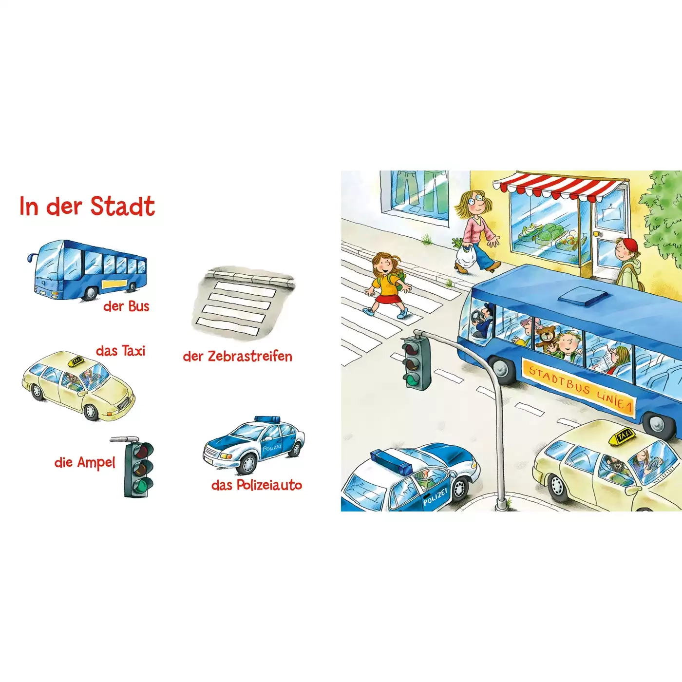 Mein Buggy-Bildwörterbuch: Unterwegs - Jamouz