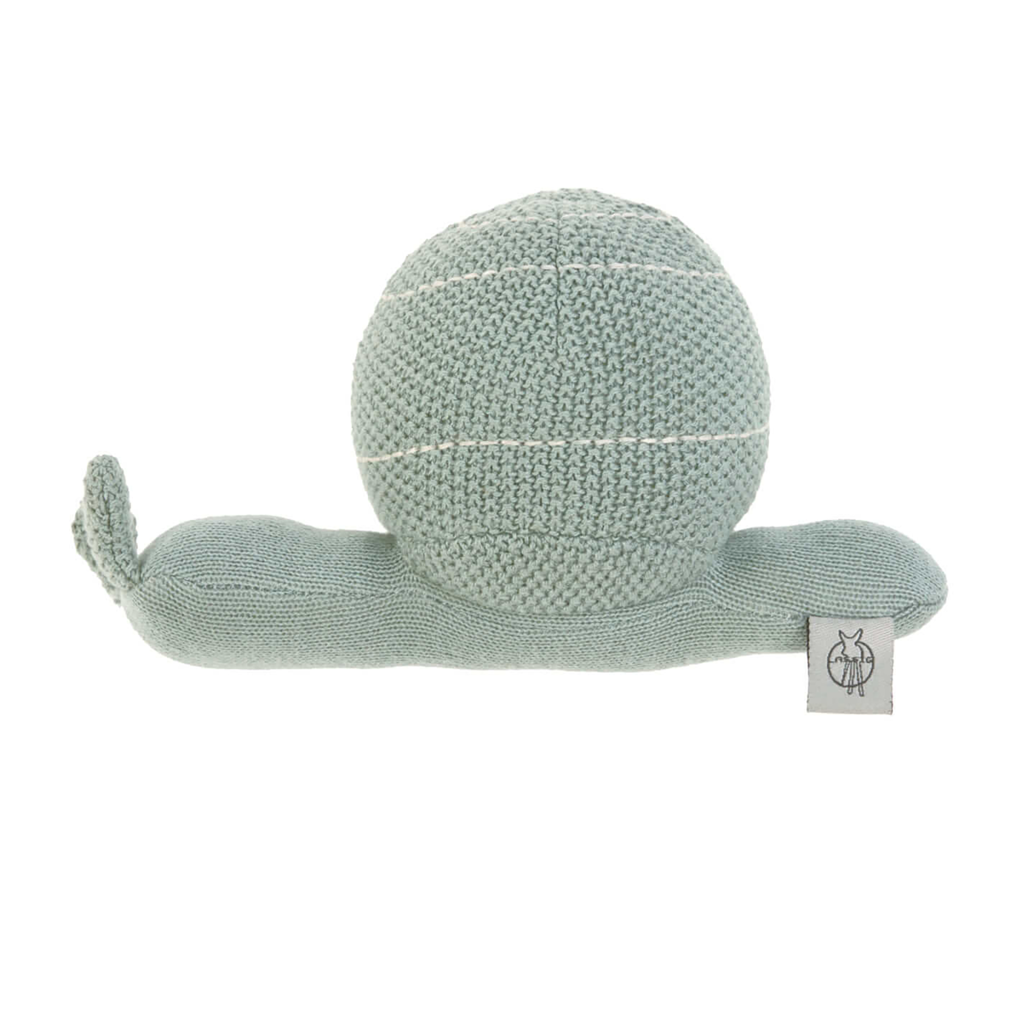 Kuscheltier Schnecke mit Rassel - Jamouz