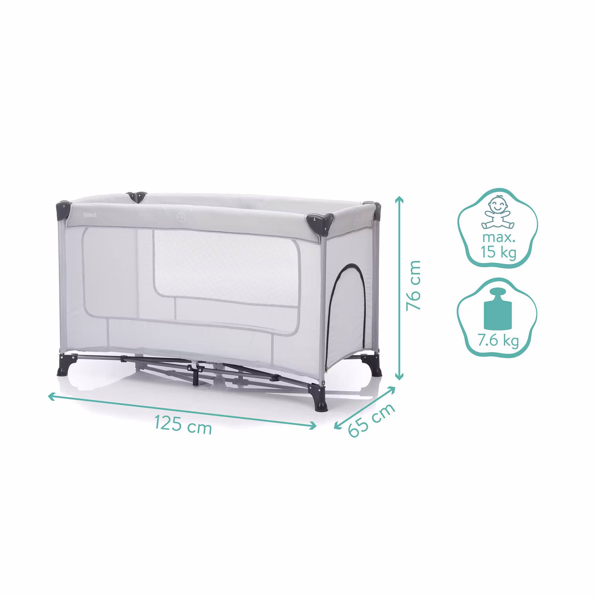 Reisebett Nizza mit Schlupf - Jamouz