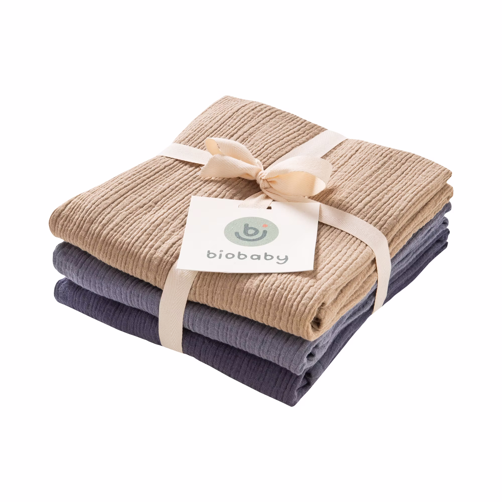 3er Pack Mulltuch Blau - Jamouz