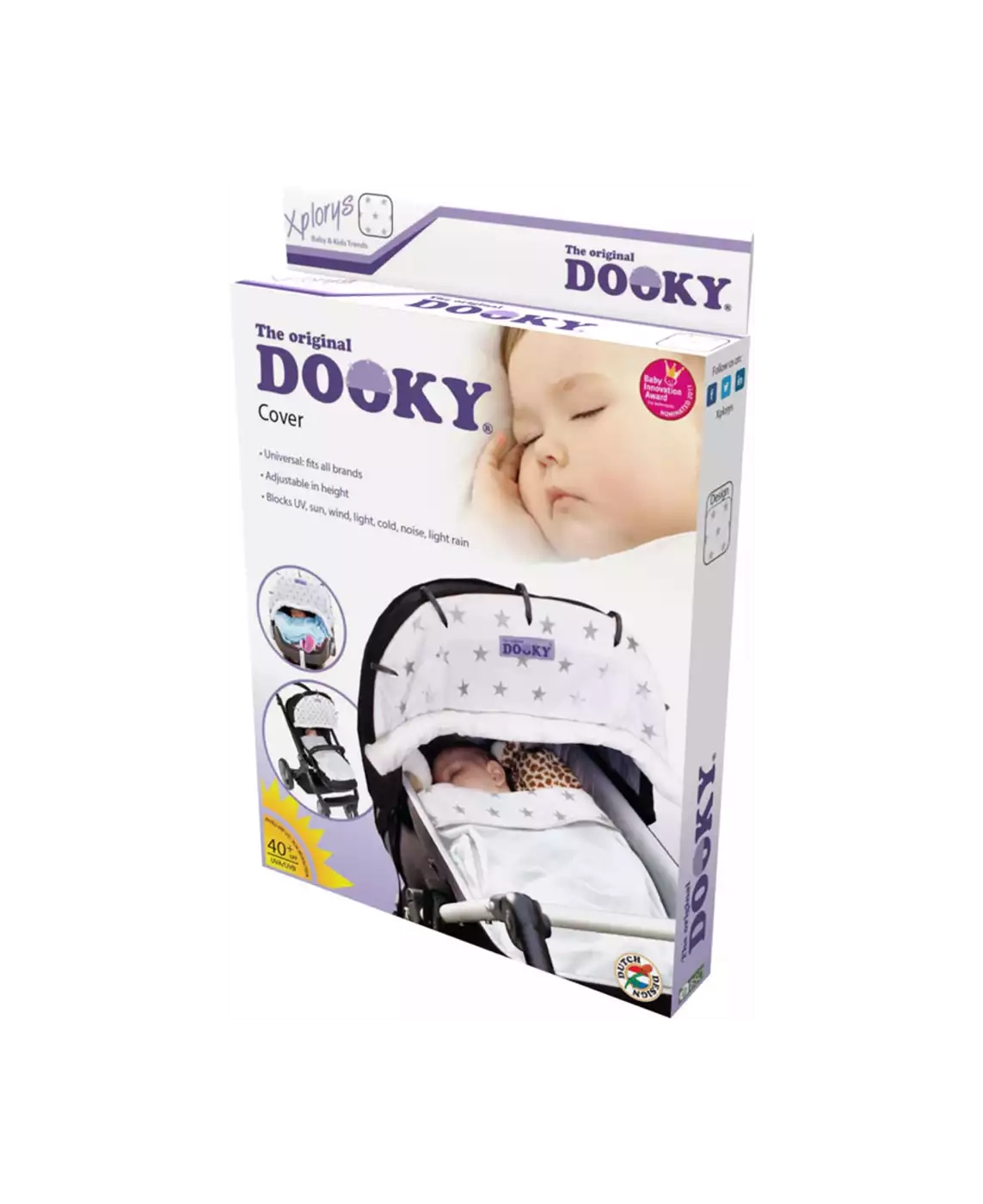 Dooky Cover Silver Stars - Jamouz