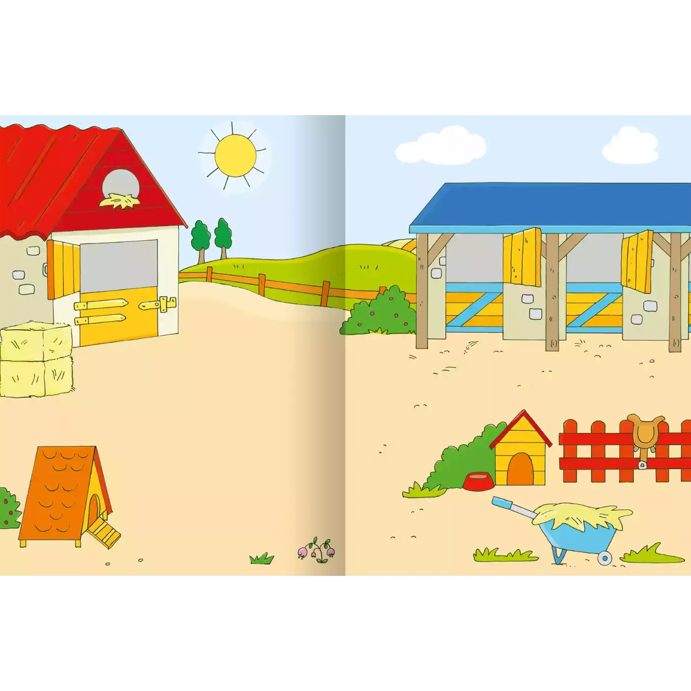 Erstes Stickern Bauernhof - Jamouz