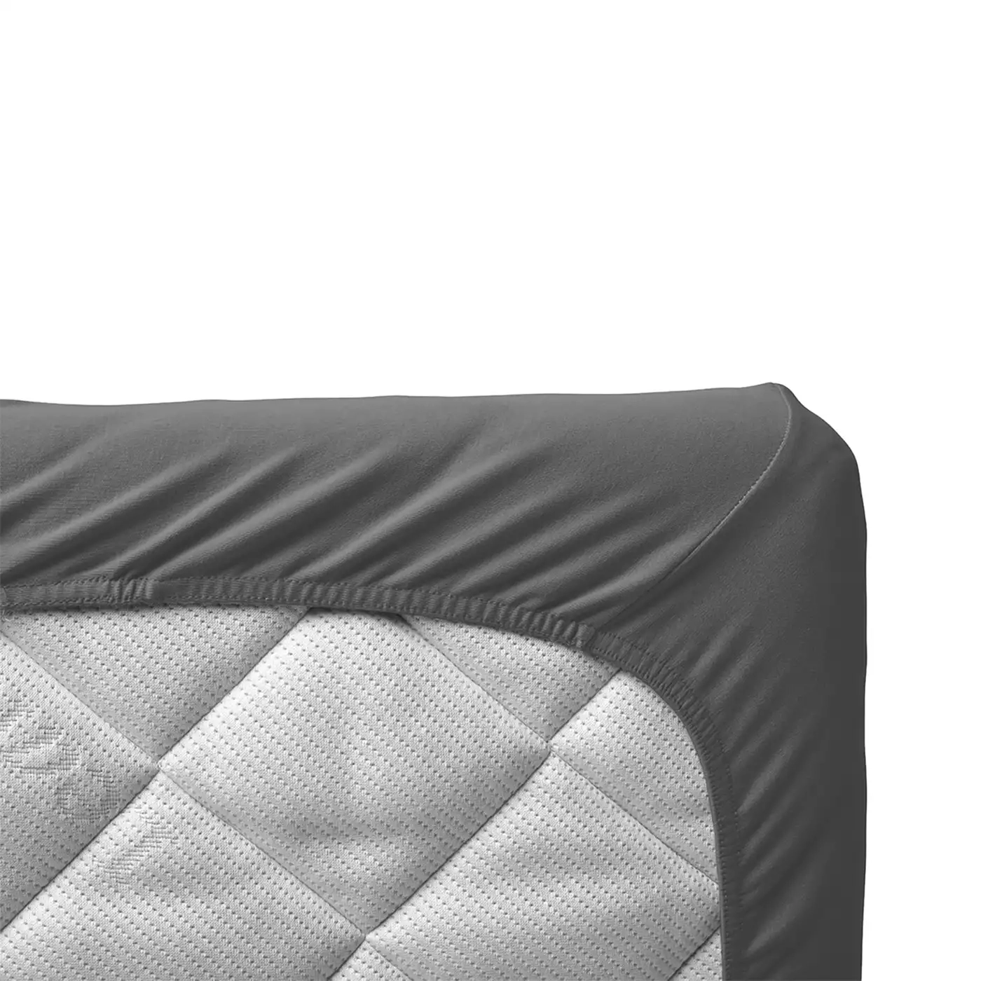 Spannbettücher Organic Grey 60 x 120 cm - Jamouz