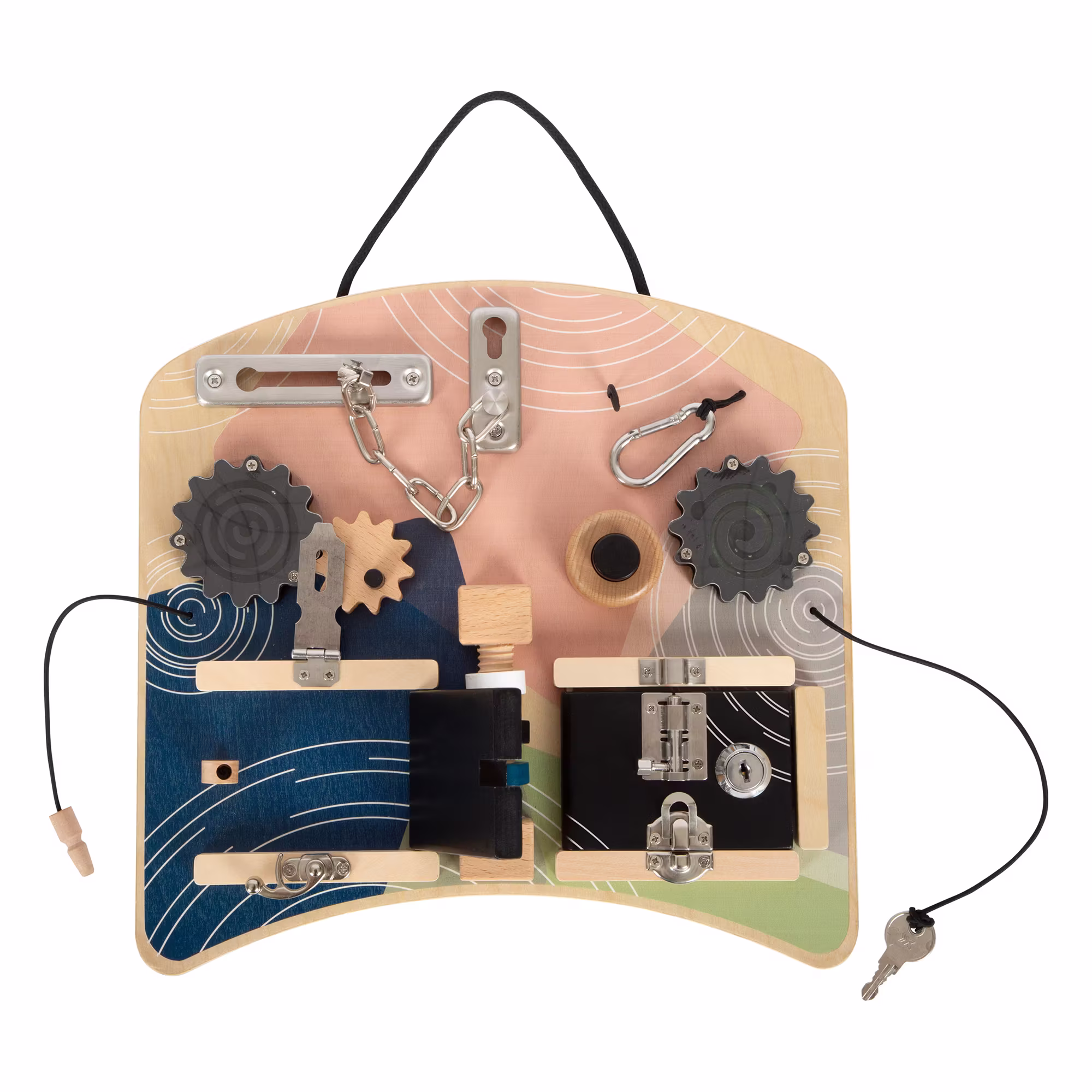 Motorikbrett Schlösser und Rotation - Jamouz