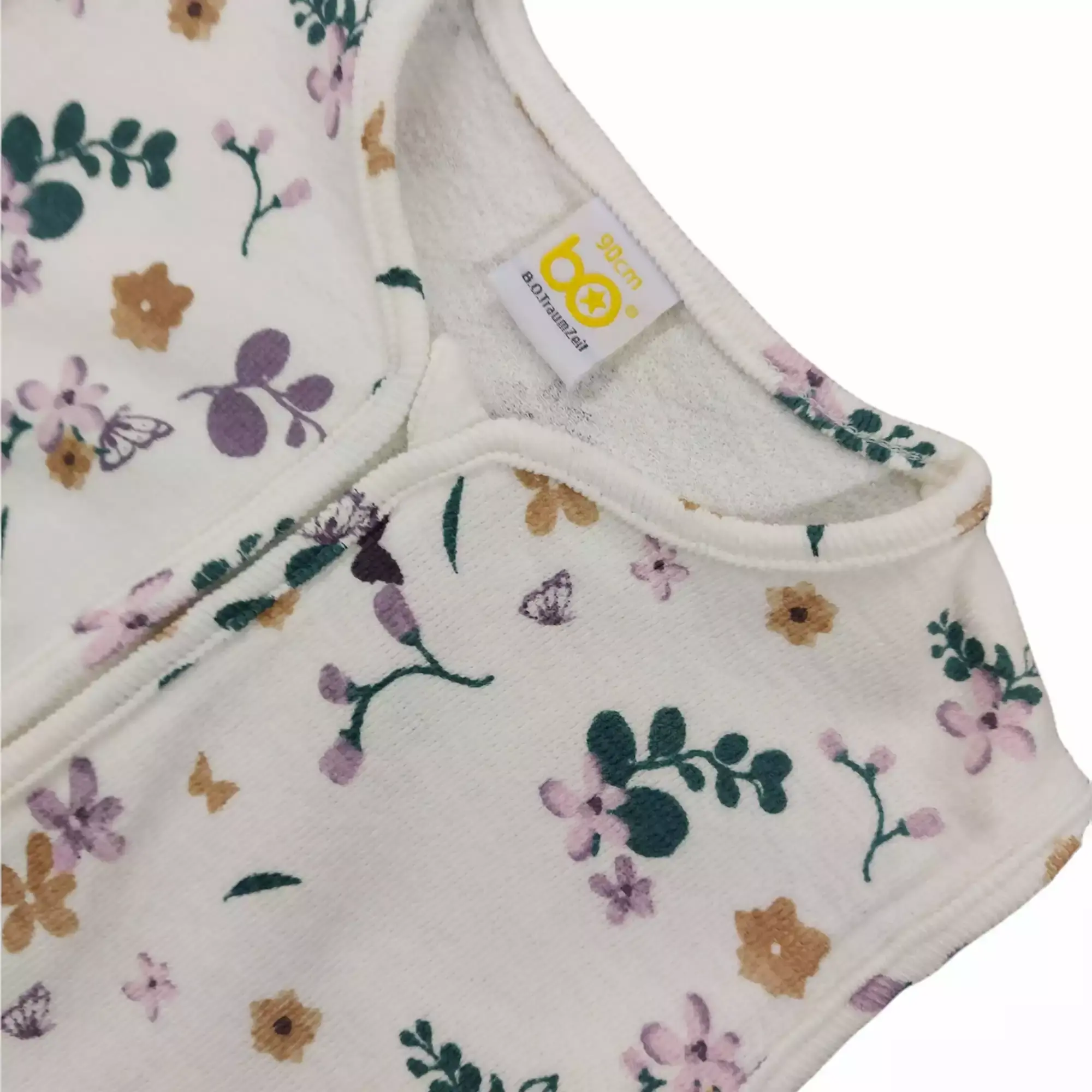 Slub Schlafsack Blume Aquarell 70 cm - Jamouz