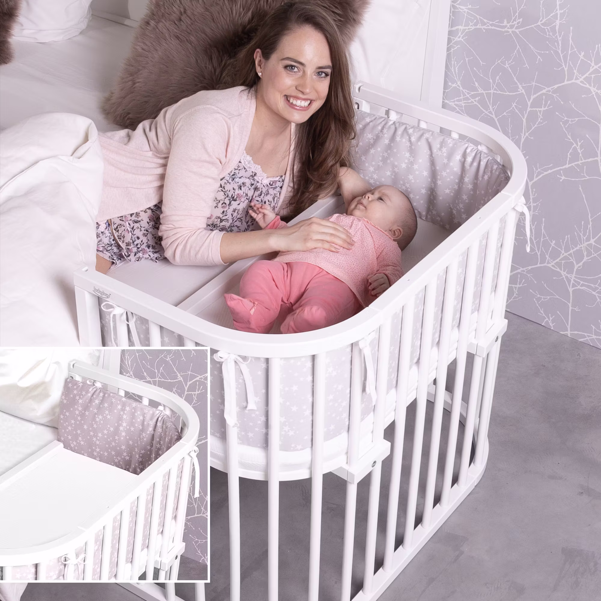 Babybay Maxi Comfort Plus Weiß - Jamouz