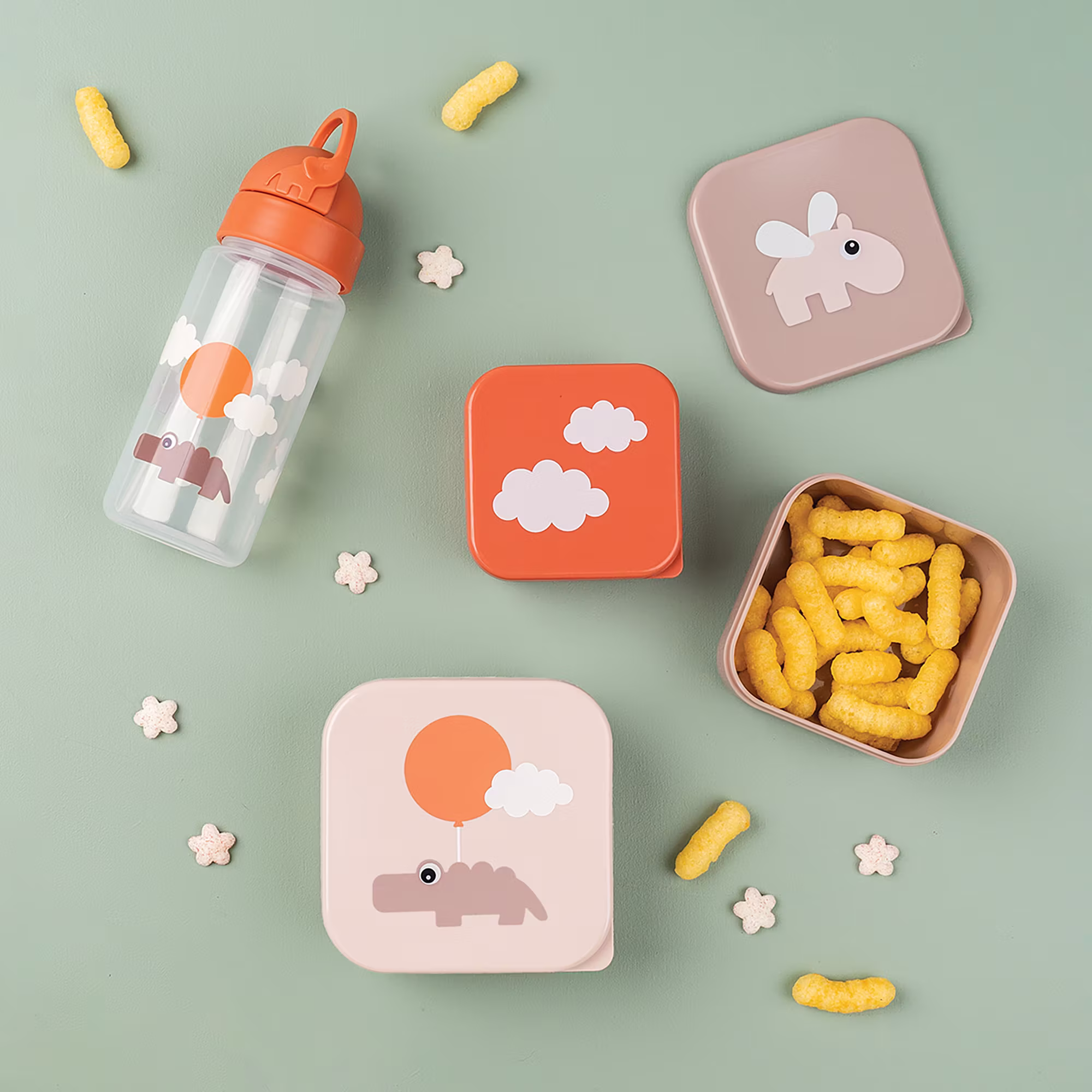 Trinkflasche Papaya Happy Cloud - Jamouz