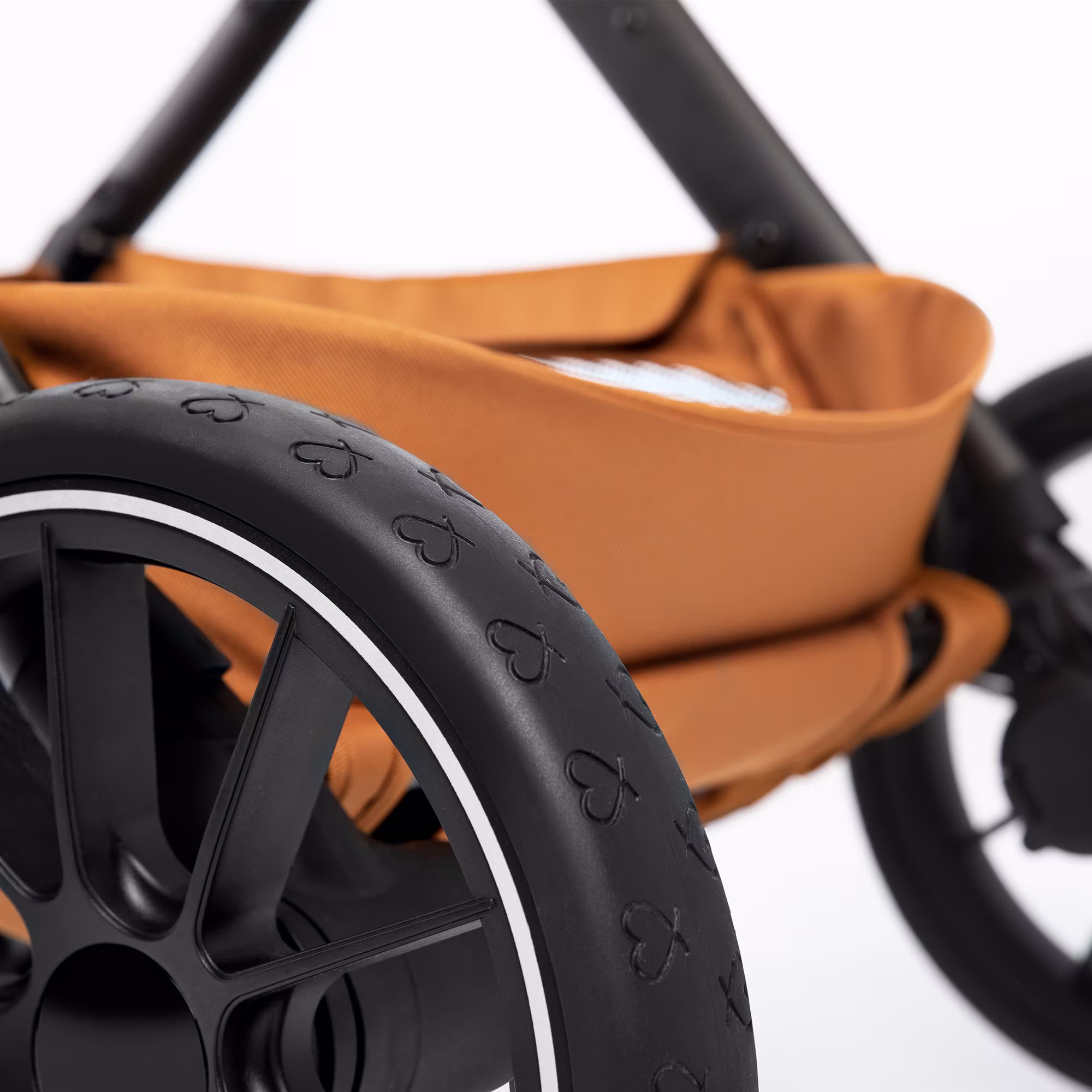 Set ELSA & EMIL Kinderwagen Krokodilgrün mit Organizer - Jamouz