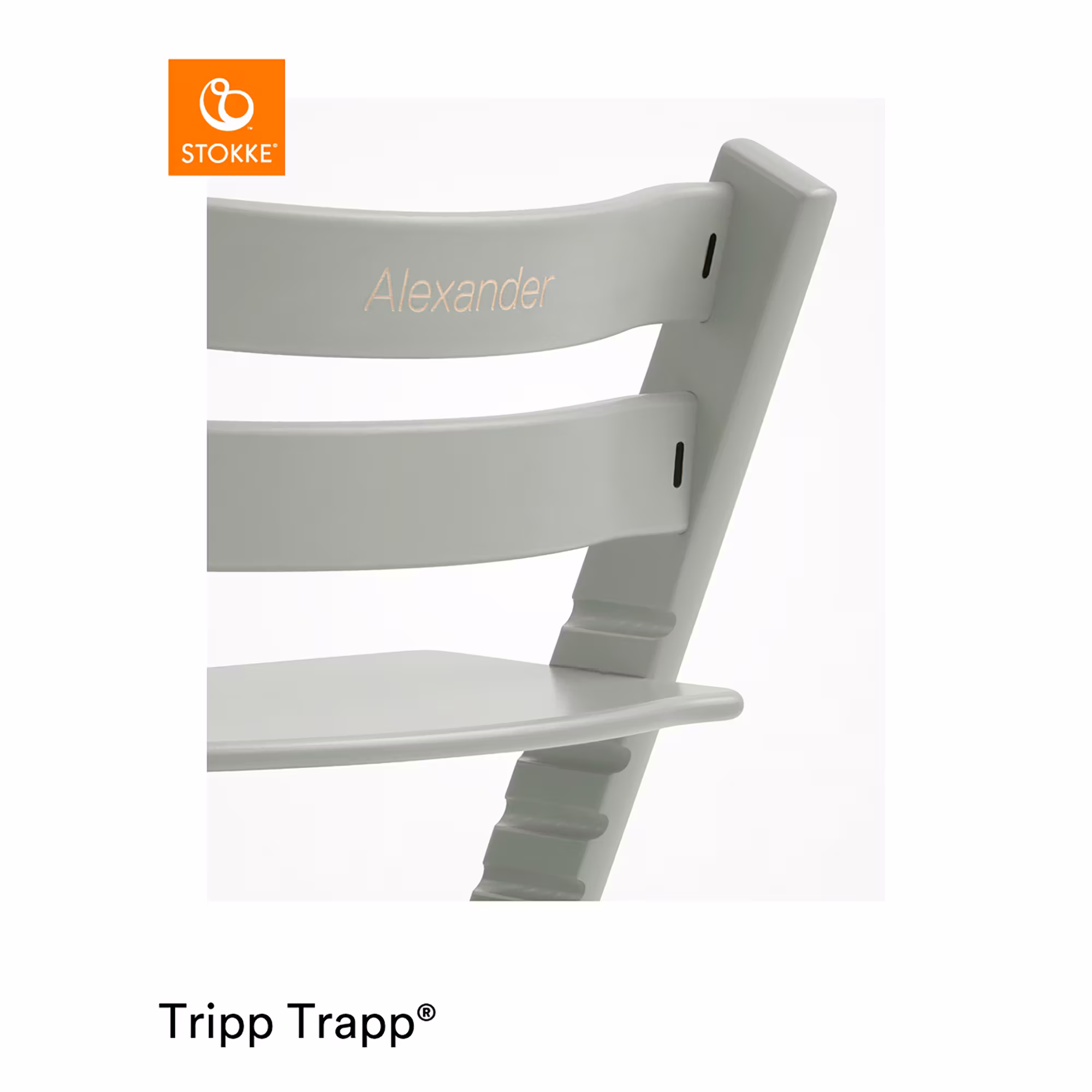 Set Tripp Trapp® Hazy Grey mit Newborn Set - Jamouz