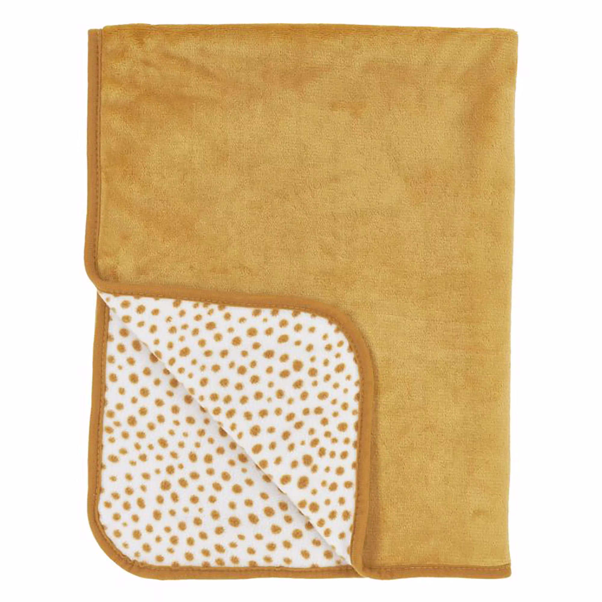 Babydecke Fleece Cheetah Honey Gold - Jamouz