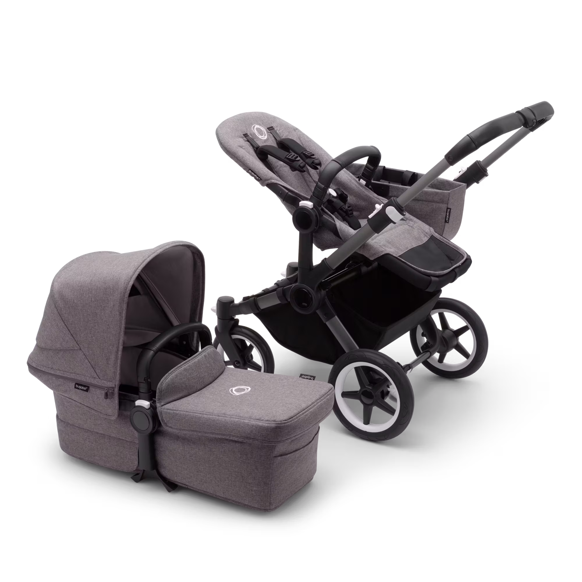 Donkey 5 Mono-Kinderwagen, erweiterbar, Forest Green - Jamouz