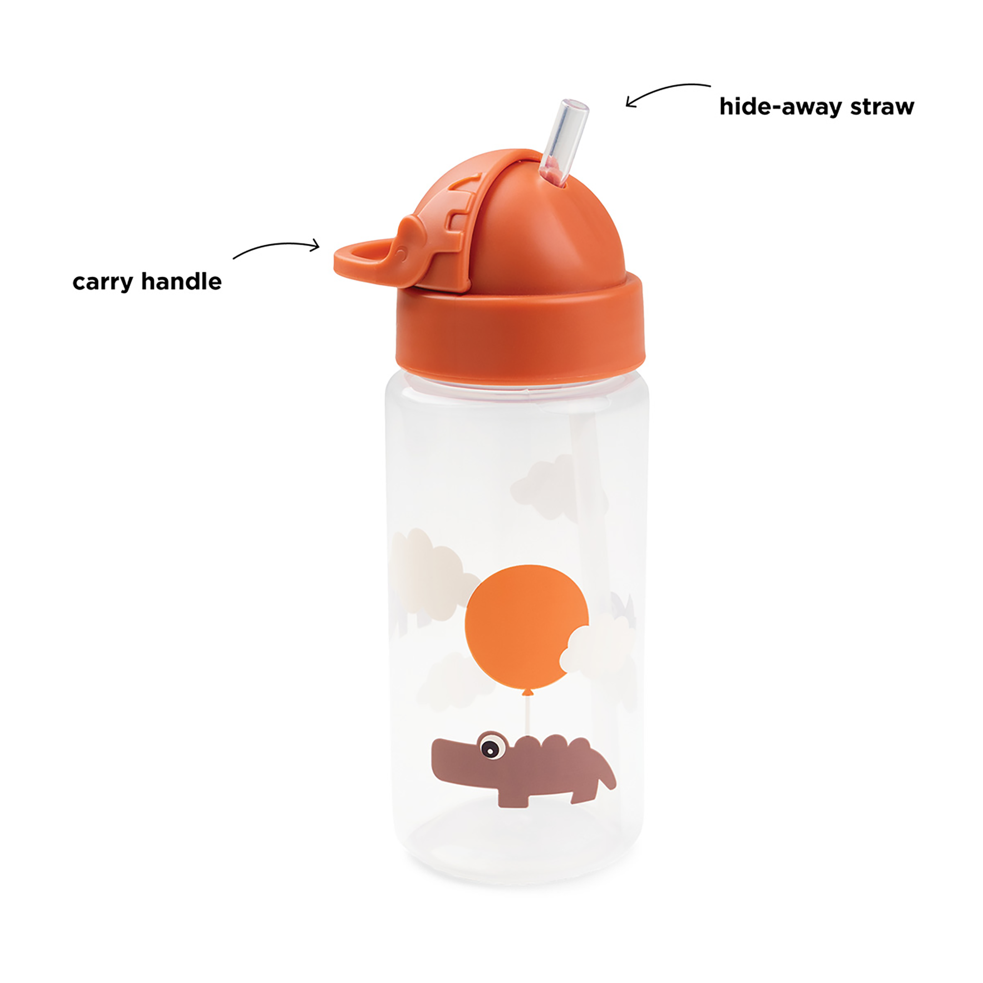 Trinkflasche Papaya Happy Cloud - Jamouz
