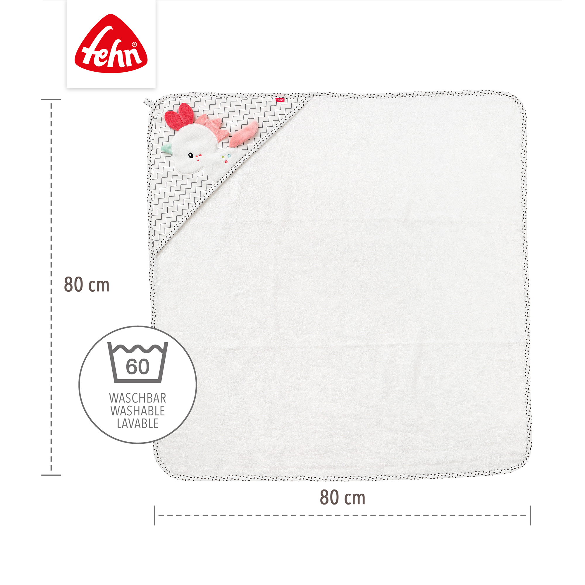 Kapuzenbadetuch Einhorn - Jamouz