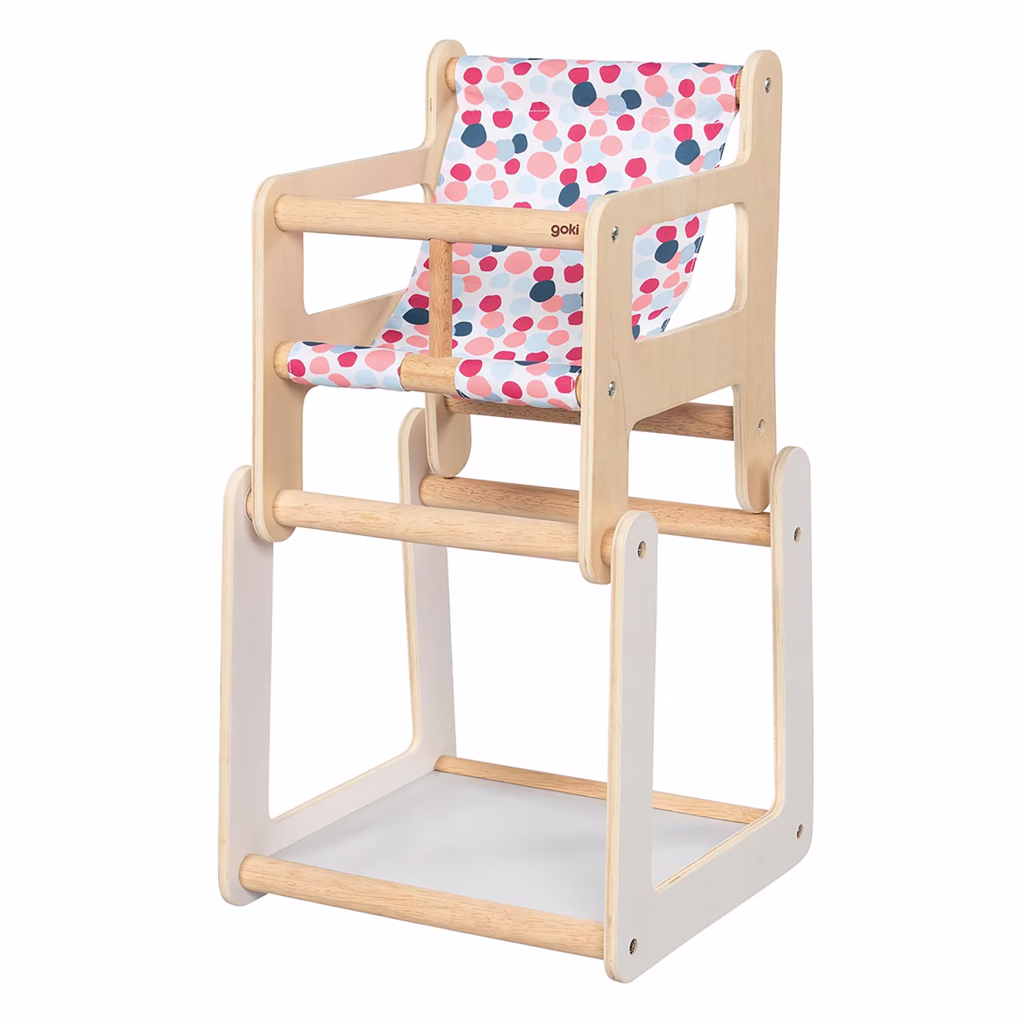 2 in 1 Puppenhochstuhl mit Tisch - Jamouz