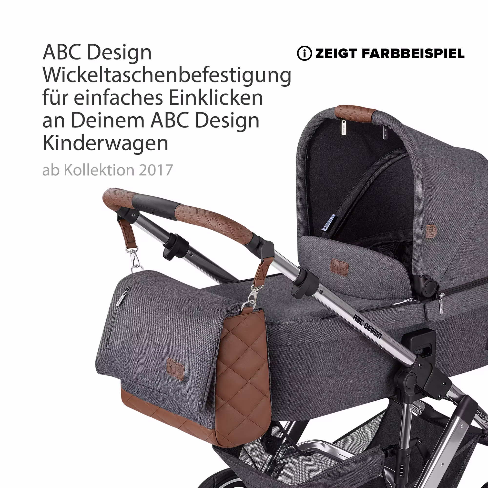 Wickeltasche Urban Asphalt - Jamouz