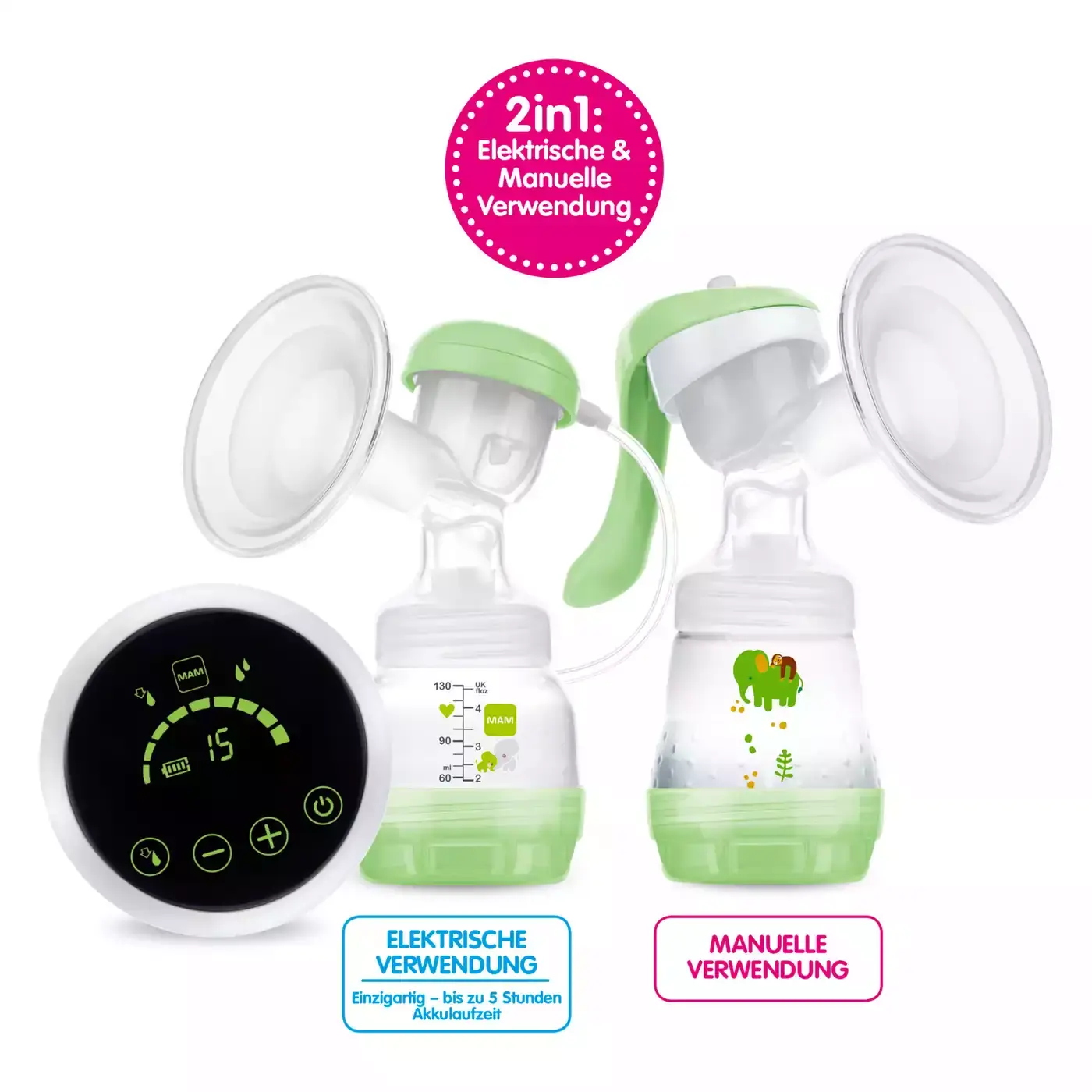 2in1 Milchpumpe MAM - Jamouz