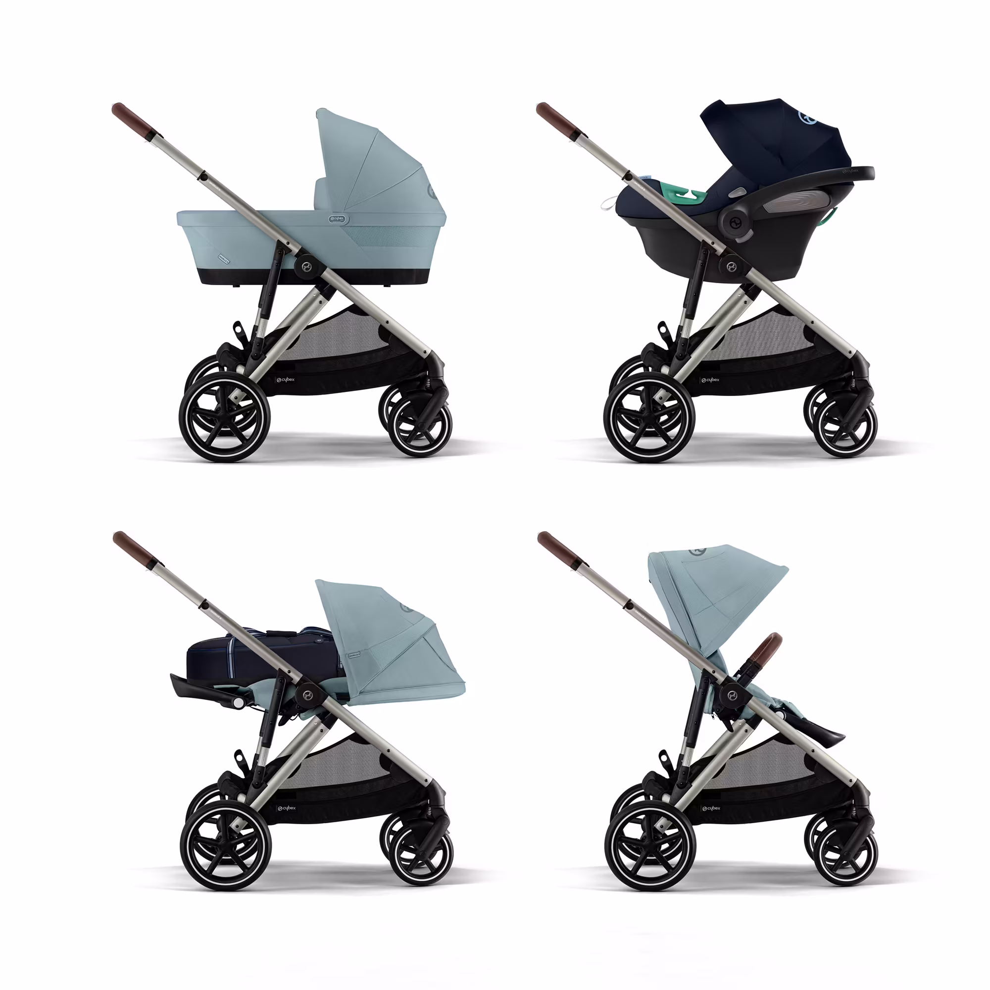 Gazelle S Lava Grey (Silver Frame) - Jamouz