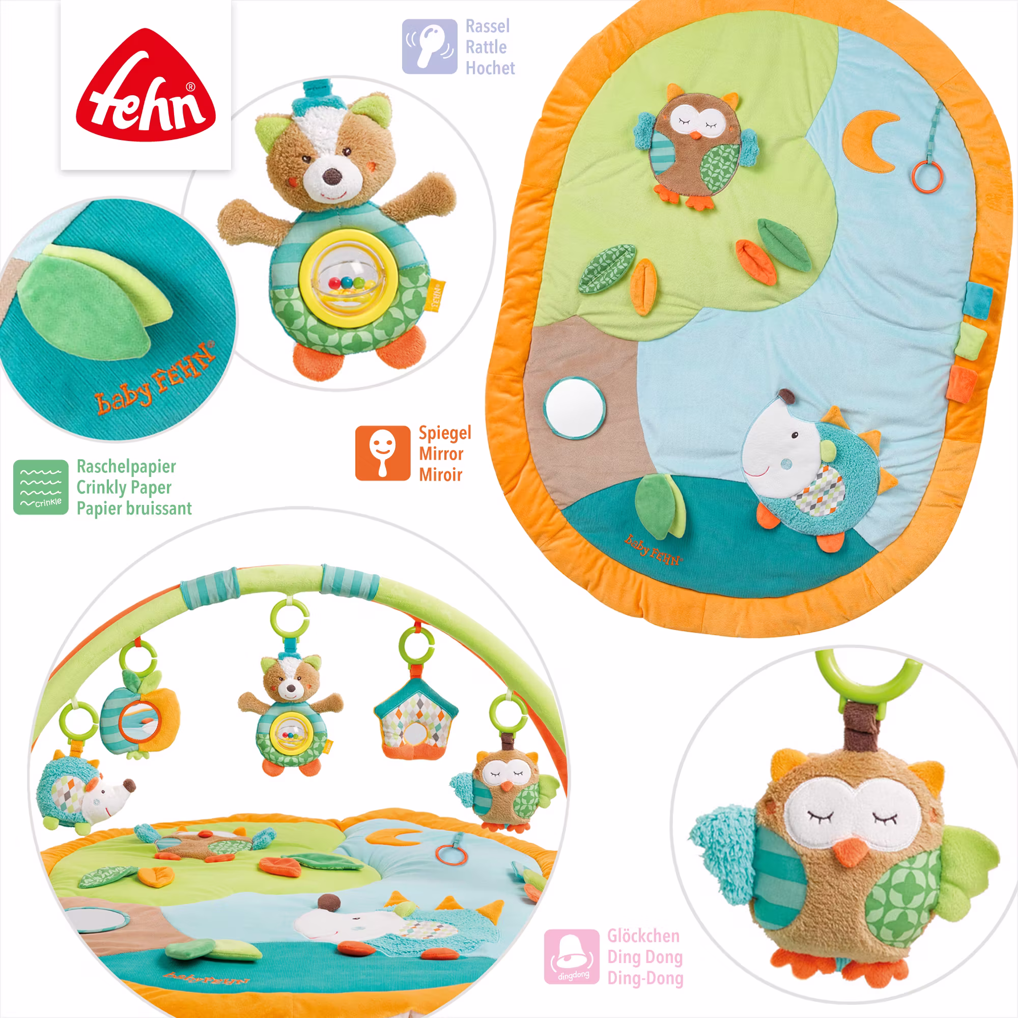 3D Activity Decke Sleeping Forest - Jamouz