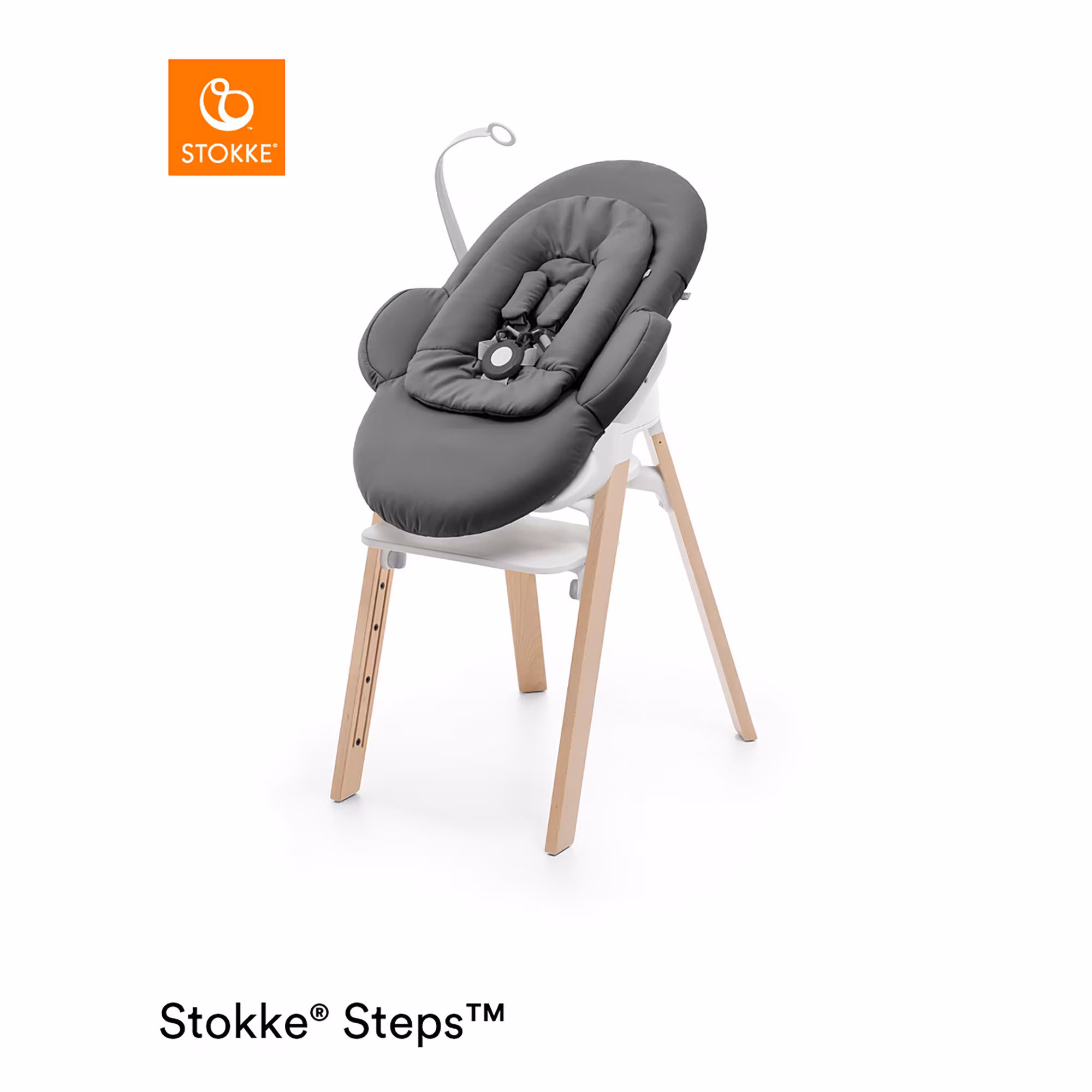 Steps™ Wippe Herringbone Grey/ White - Jamouz