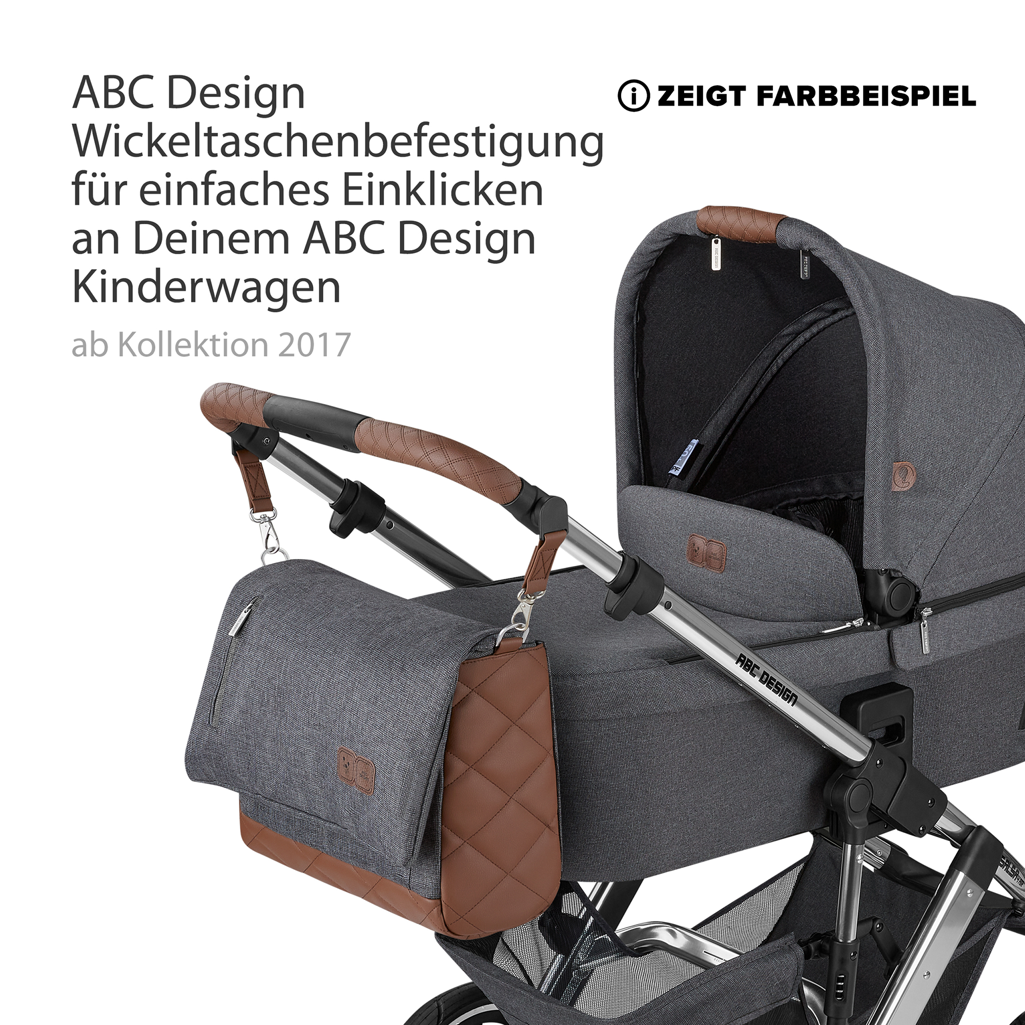 Wickeltasche Urban Asphalt - Jamouz