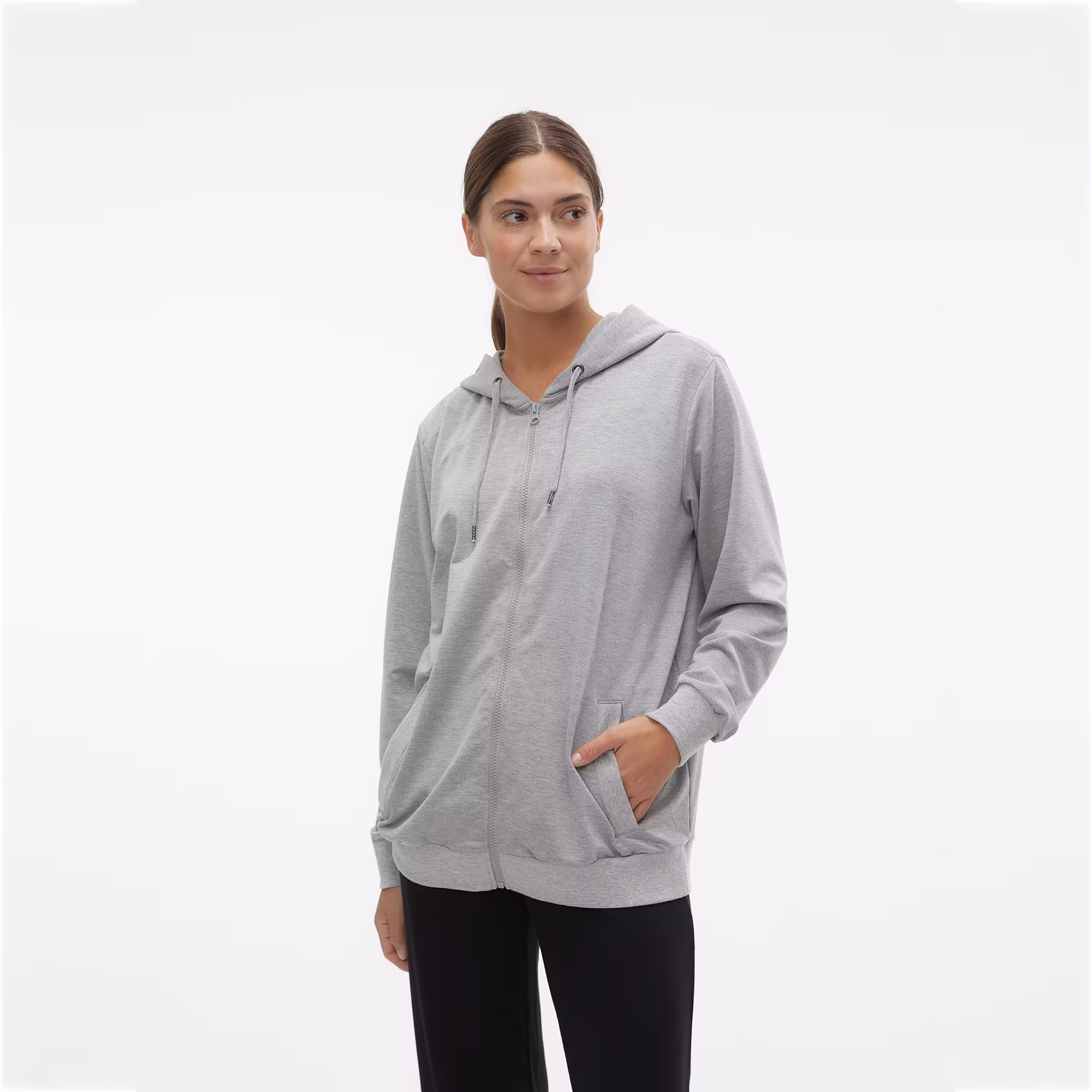 Sweatshirt Light Grey Melange - Jamouz