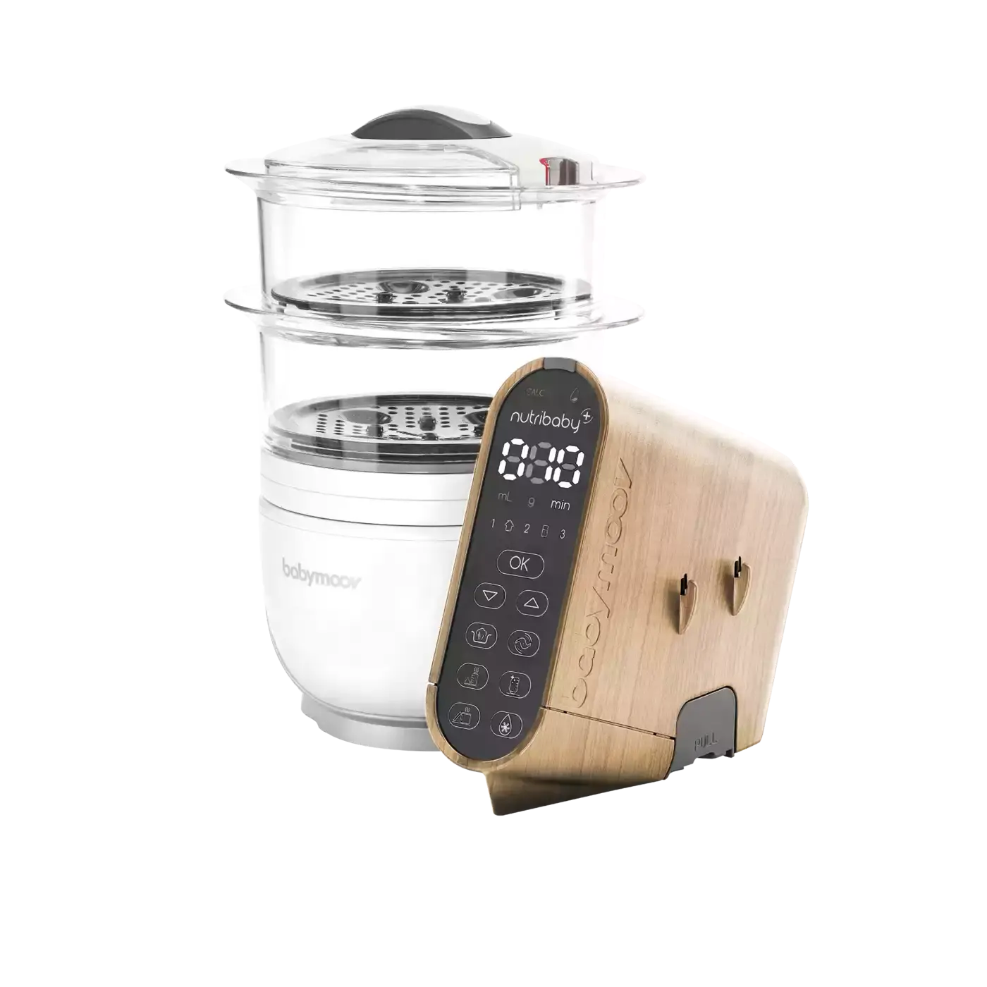 Displaygehäuse Nutribaby + Holz-Effekt - Jamouz