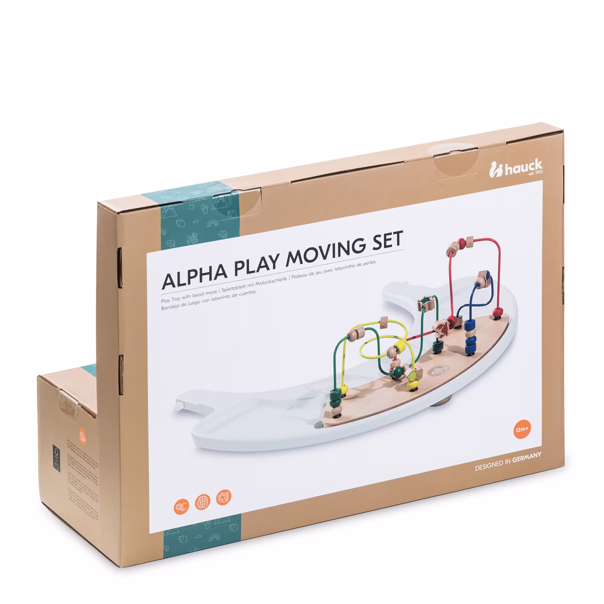 Alpha Play Moving Set Water Animals inkl. Play Tray White - Jamouz