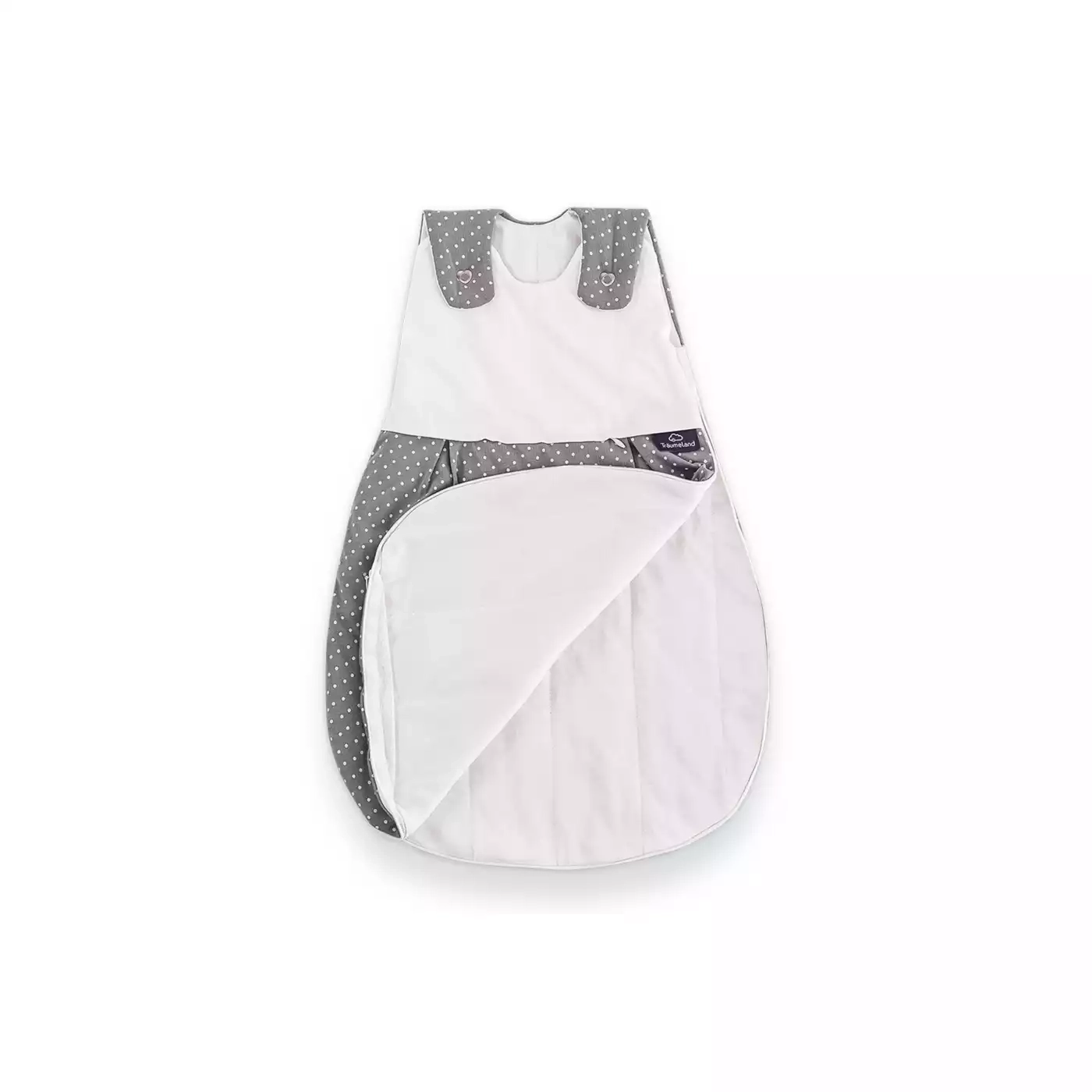 Schlafsack-Set LIEBMICH Pünktchen grau 50/56 - Jamouz