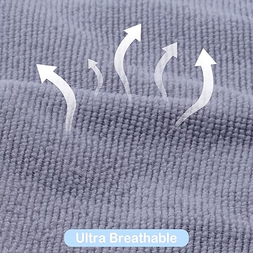 Viviland Baby Towels and Washcloths, Soft Absorbent Pink Baby Bath Towel Set, Elephant Hooded Towels with 5 Infant Face Washcloths (6 Pieces) - Jamouz