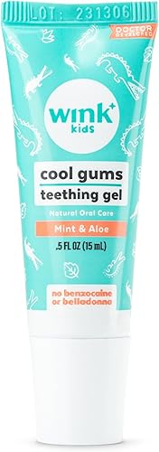 Wink Well Baby Teething Relief for Infants and Kids, Cooling, Soothing Natural Gel for Sore Gums and Other Teething Discomfort, May Be Used As A Toddler Training Toothpaste (15 ml) - Jamouz