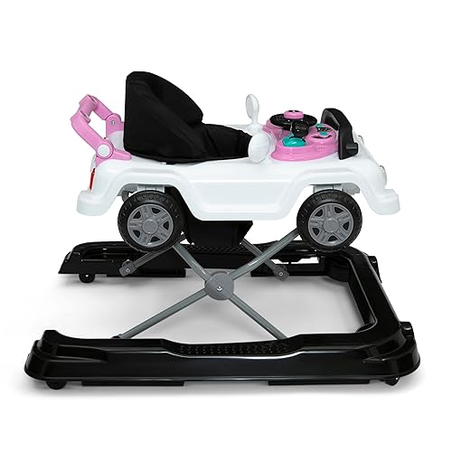 Jeep Classic Wrangler 3-in-1 Grow with Me Walker by Delta Children, Red - Jamouz