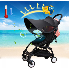 Sun Shade for Baby Strollers and Car Seats Canopy Full UV Protection UPF 50+