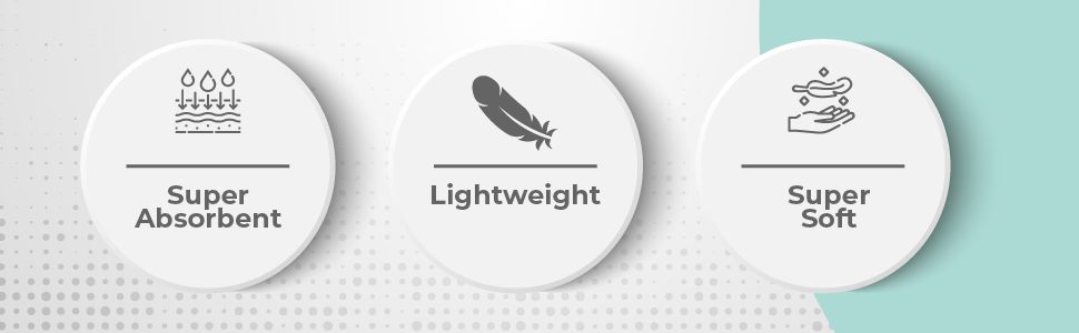 Feature highlights: Super absorbent, lightweight, Ultra-soft bamboo and cotton hoodie towel for kids