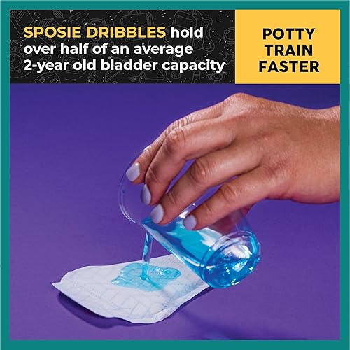Sposie Diaper Booster Pads 2T-5T & Dribbles - Baby Diaper Pads Inserts & Potty Training Underwear Liners, Bedwetting Underwear for Kids, Pull Up Diapers - Jamouz