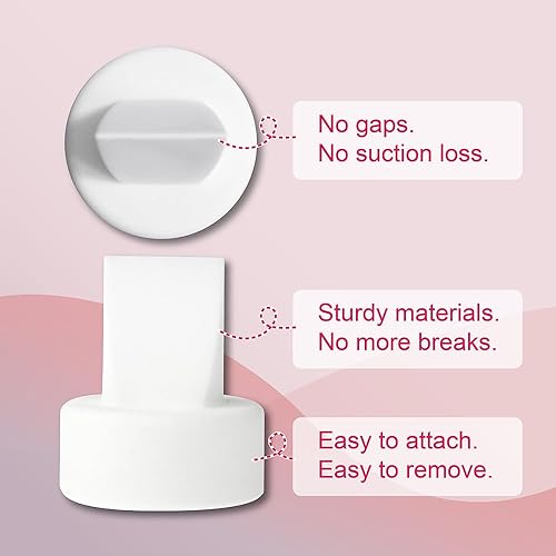 Nenesupply 2pc 17mm Flanges Compatible with Spectra S1 Spectra S2 Synergy Gold Breastpumps Replacement to Spectra Pump Parts and Spectra Flange Replace Spectra S2 Parts and Spectra 17mm - Jamouz