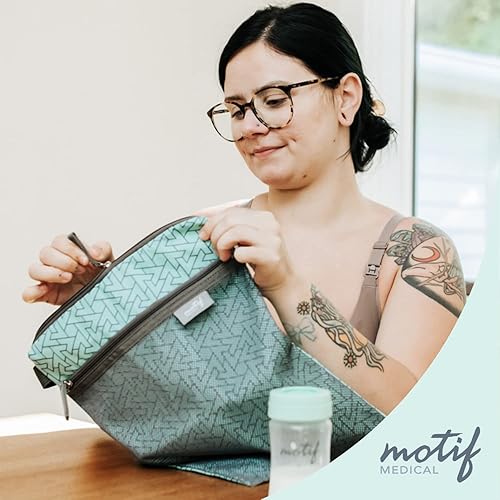 Motif Medical Wet Dry Bag - Perfect for Breast Pump Parts, Messy Baby Clothes, Wet Swimsuits - Jamouz