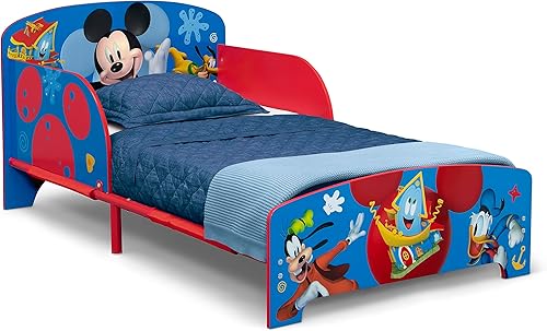 Delta Children - Nick Jr. PAW Patrol Wood and Metal Toddler Bed, Blue - Jamouz