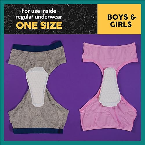 Sposie Diaper Booster Pads 2T-5T & Dribbles - Baby Diaper Pads Inserts & Potty Training Underwear Liners, Bedwetting Underwear for Kids, Pull Up Diapers - Jamouz