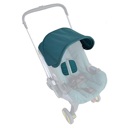 Stroller Replacement Accessories Canopy, Protection Shield, Textile Sun Shade Compatible with Doona Car Seat & Stroller (Green) - Jamouz