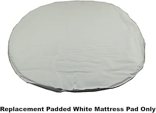 Replacement Part for Fisher-Price On-The-Go Baby Dome Play-Yard - GKH69 / GNG36 / GNX63 ~ Replacement Padded White Mattress Pad - Jamouz