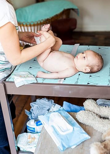 Stretchy Changing Pad Covers for Boys Girls,2 Pack Jersey Knit,Elephant & Whale - Jamouz