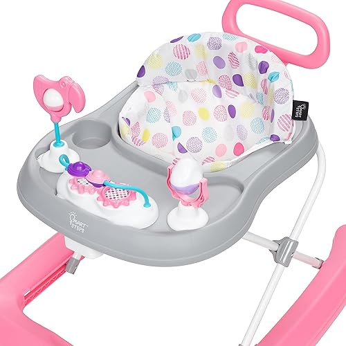 Smart Steps® Trend Plus 2-in-1 Walker with Deluxe Toys, Orbits Pink - Jamouz
