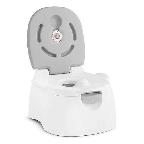 Munchkin® Arm & Hammer Multi-Stage 3-in-1 Potty Seat, (Potty Chair, Trainer Ring and Step Stool), Grey - Jamouz