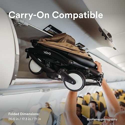 Stokke YOYO 0+ Newborn Pack, Taupe - Includes Mattress, Extendable Canopy & Five-Point Harness - Requires YOYO3 Frame (Sold Separately) - Jamouz