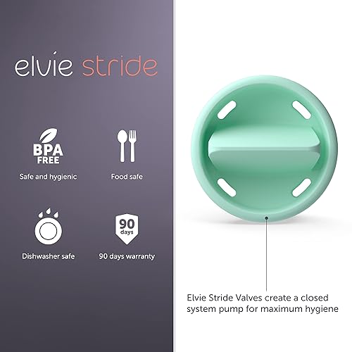 Elvie Stride Breast Pump Valves | 3 Pack | Leak Proof, Dishwasher Safe, Food Grade Silicone BPA Free | Breast Pumps and Breast Feeding Essentials - Jamouz