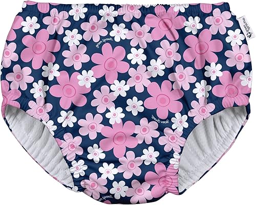 Boys' Pull-up Reusable Absorbent Swim Diaper, Royal Blue Sharks, 3T - Jamouz