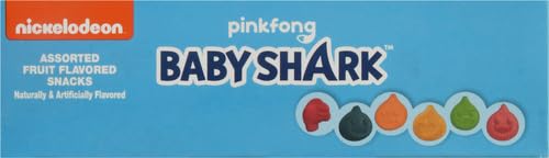 Funables Fruit Snacks, Baby Shark Shaped Fruit Flavored Snacks, 0.8 Ounce Pouches (Pack of 30) - Jamouz